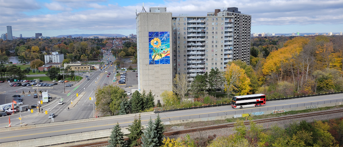 La Fresque de la sagesse, achevée, à Ottawa.